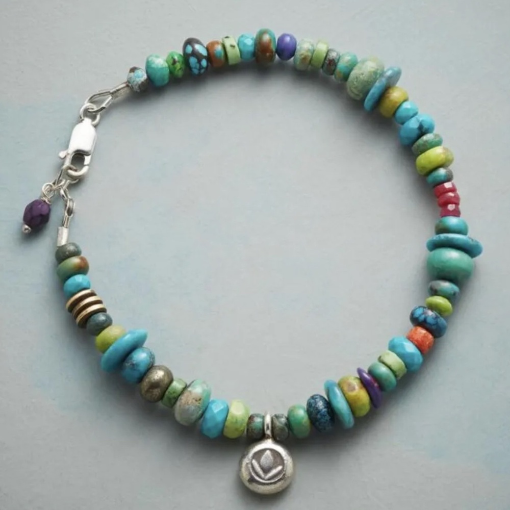 Sundance Catalog Turquoise Tagalong Bracelet